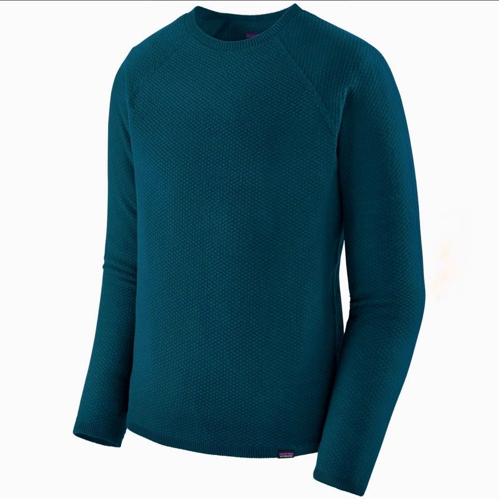 Patagonia Men's Capilene Air Crew (Balkan Blue color)